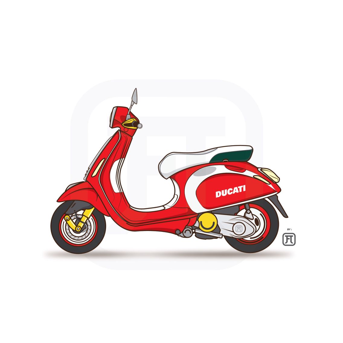 Fa X Vespa Sprint For Black Book Ducati Vector Work Workstation 1136x1136 Fa X Vespa Sprint For Black Book Ducati Vector Work Workstation