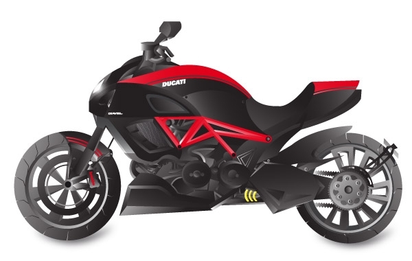 Free Vectors Ducati Diavel Motorcycle Vector Emidio 600x380 Free Vectors Ducati Diavel Motorcycle Vector Emidio