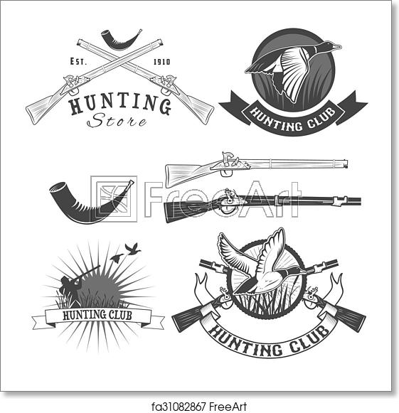 Free Art Print Of Duck Hunting Set Of Vector Labels With Duck 561x581 Free Art Print Of Duck Hunting Set Of Vector Labels With Duck