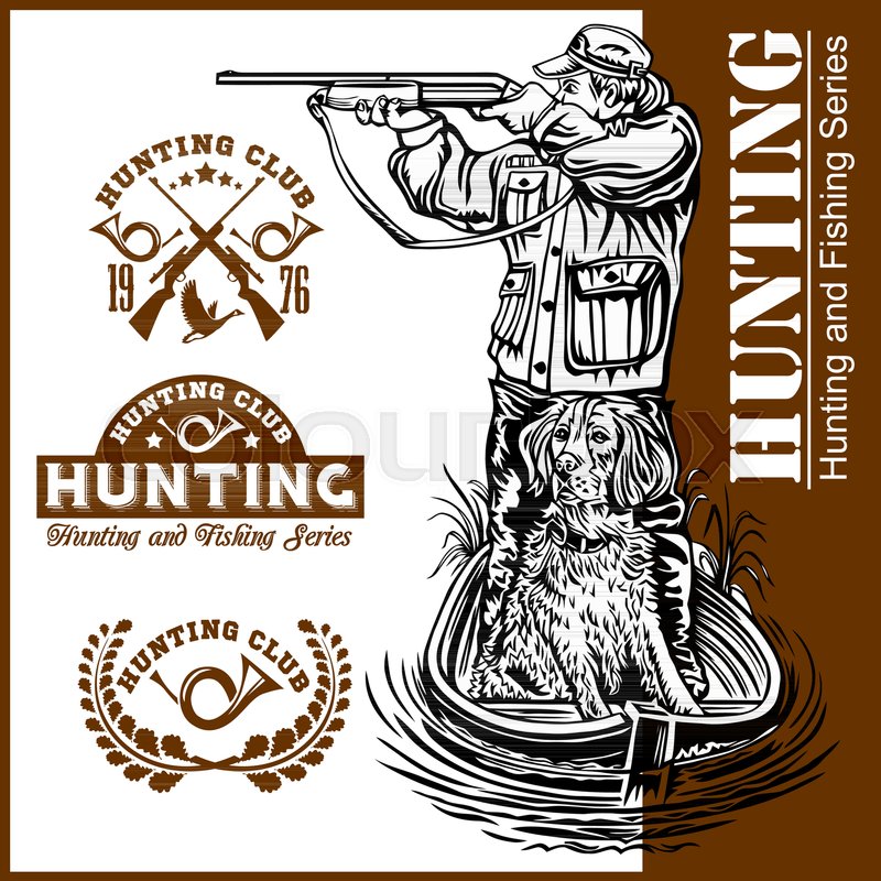 Hunter And A Dog In A Boat 800x800 Hunter And A Dog In A Boat