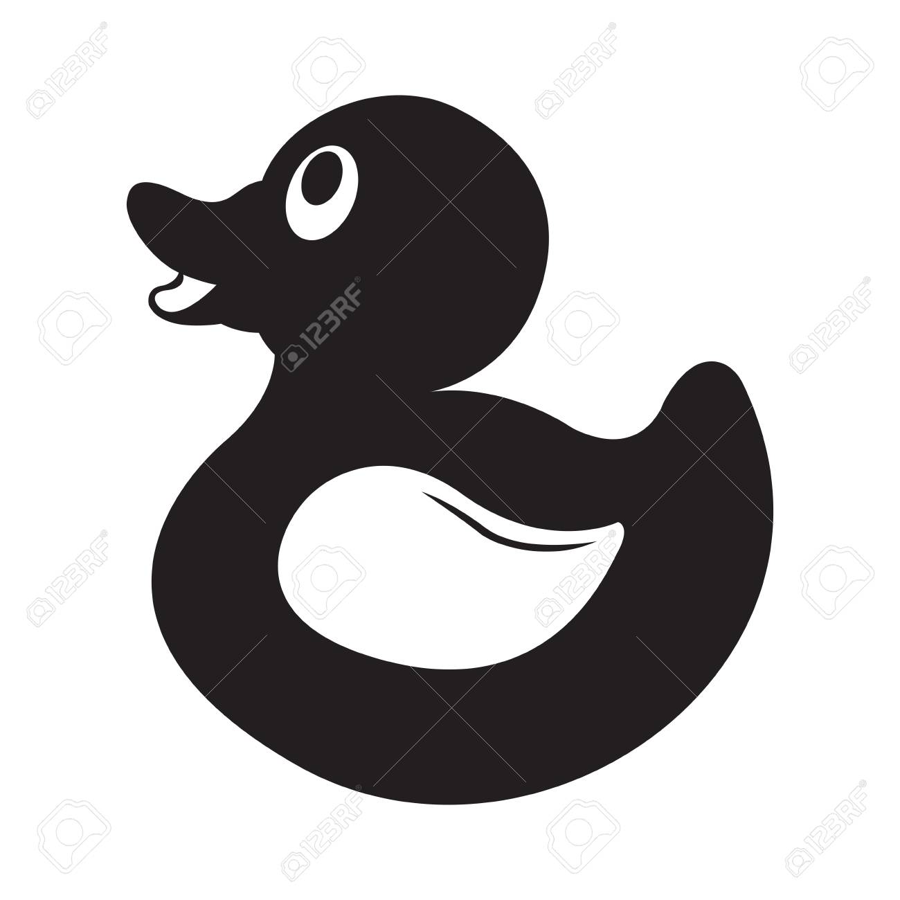1300x1300 Huge Collection Of 'rubber Duck Silhouette' Download More Than