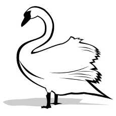 230x230 Duck Vector Black And White Free Vectors Downloads Found