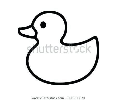 450x388 Outline Of A Duck