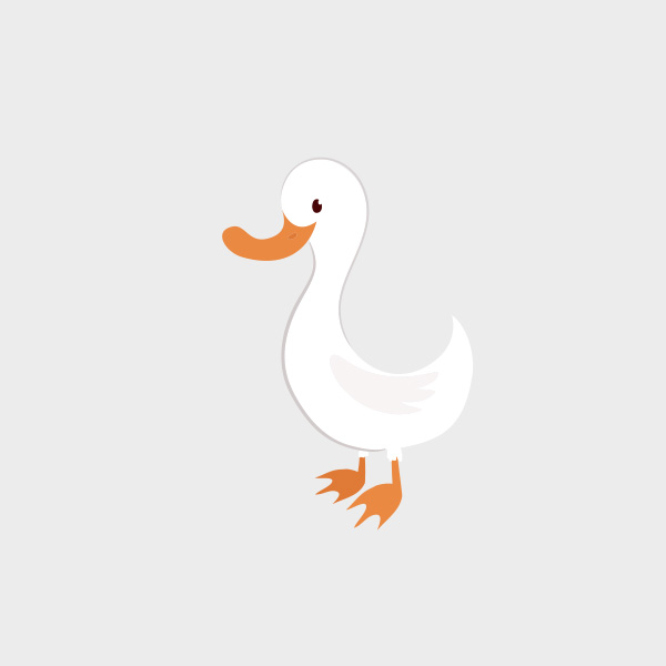 600x600 Vector Duck Free Vector Of The Day