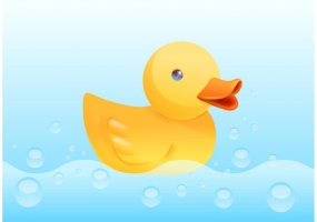 285x200 Yellow Rubber Duck Free Vector Graphic Art Free Download
