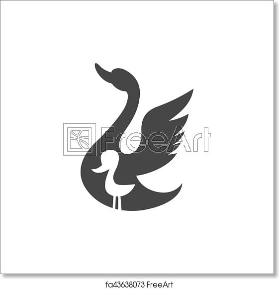 561x581 Free Art Print Of Ugly Duck Ugly Duckling, Vector Graphic