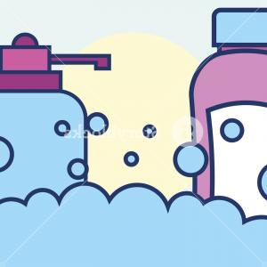 300x300 Baby Shampoo Bottle Logo Duckling Vector Hoodamathrun