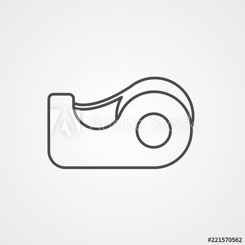 Duct Tape Vector Icon Sign Symbol 500x500 Duct Tape Vector Icon Sign Symbol