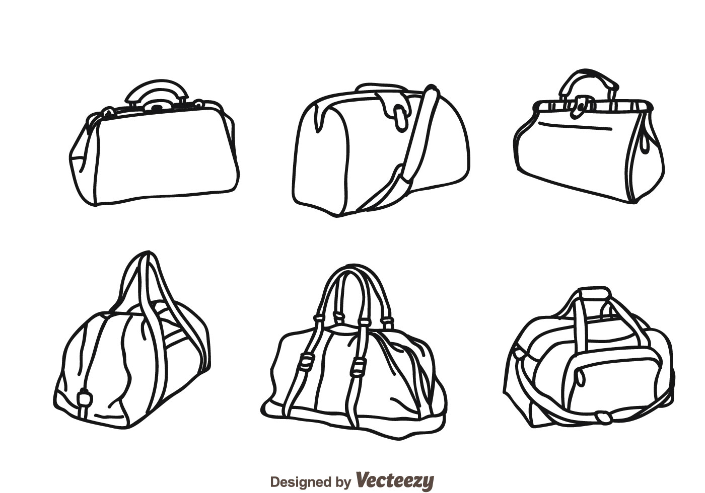 Duffle Bag Vector at Collection of Duffle Bag Vector