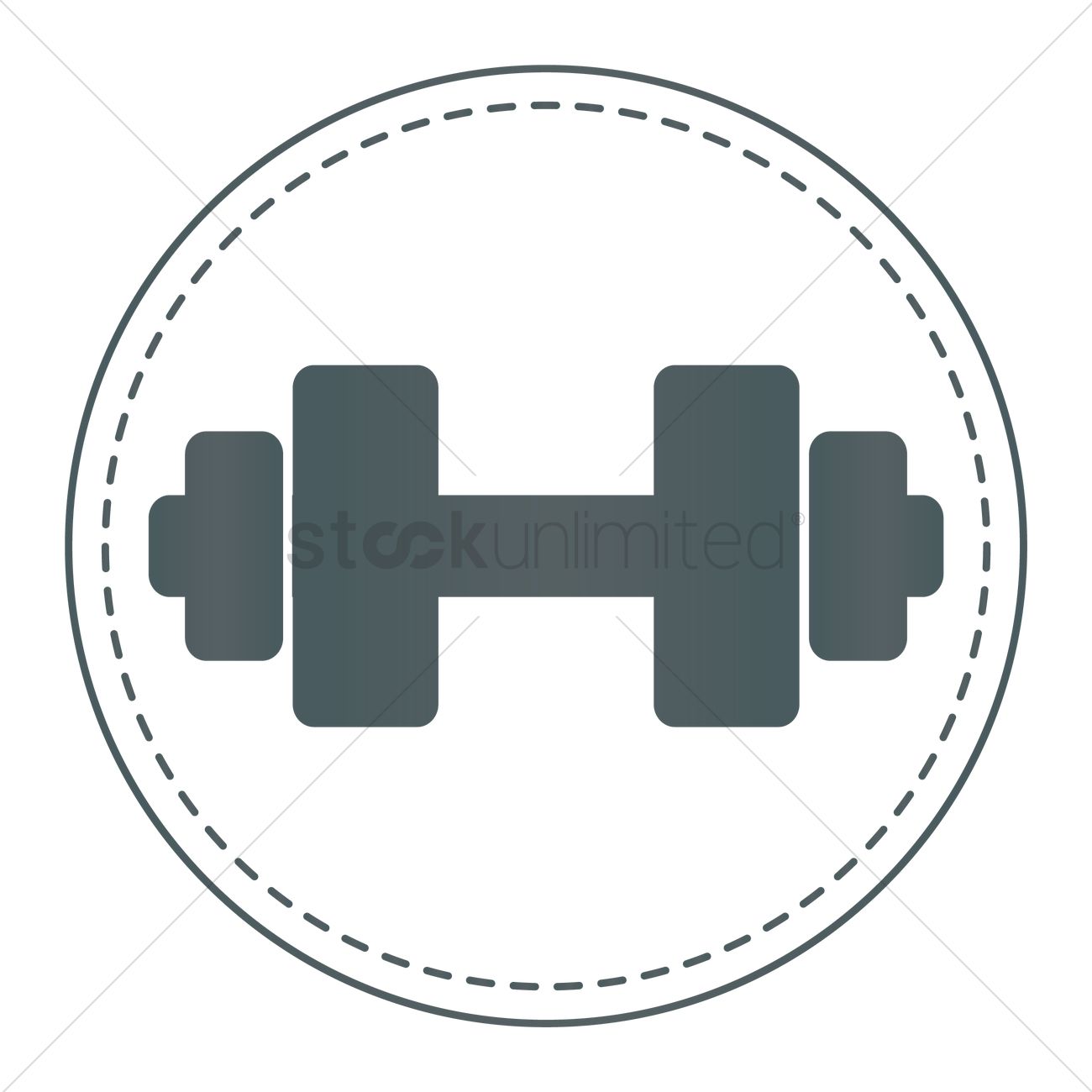 Dumbbell Icon Vector Image 1300x1300 Dumbbell Icon Vector Image