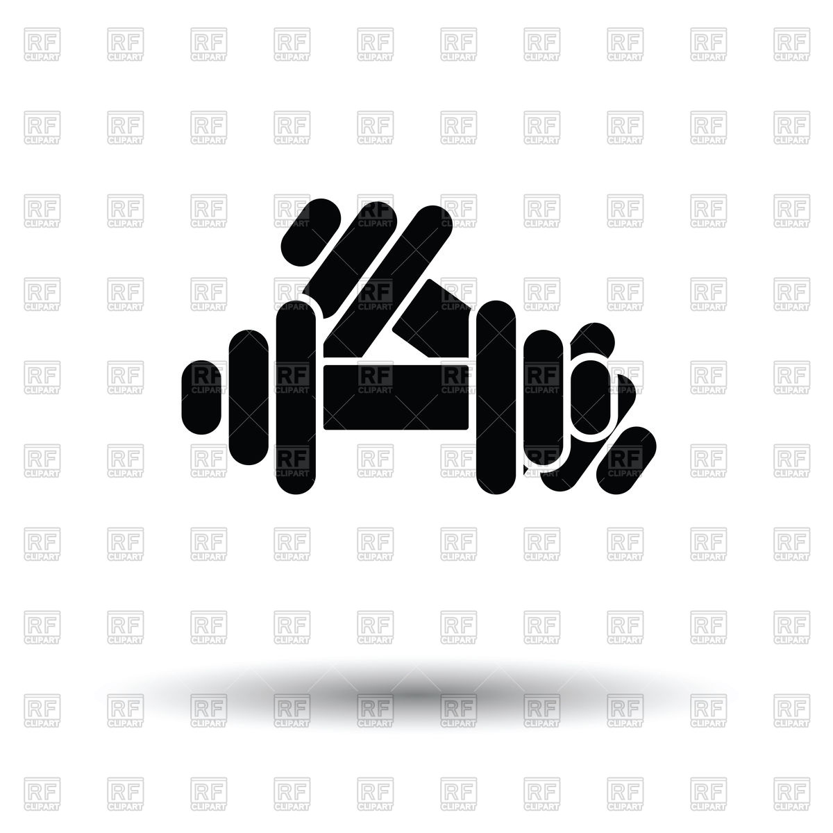 Dumbbell Icon Vector Image Of Sport And Leisure Angelp 1200x1200 Dumbbell Icon Vector Image Of Sport And Leisure Angelp