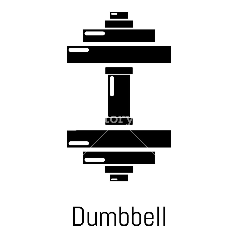 Dumbbell Icon Simple Illustration Of Dumbbell Vector Icon For Web 1000x1000 Dumbbell Icon Simple Illustration Of Dumbbell Vector Icon For Web