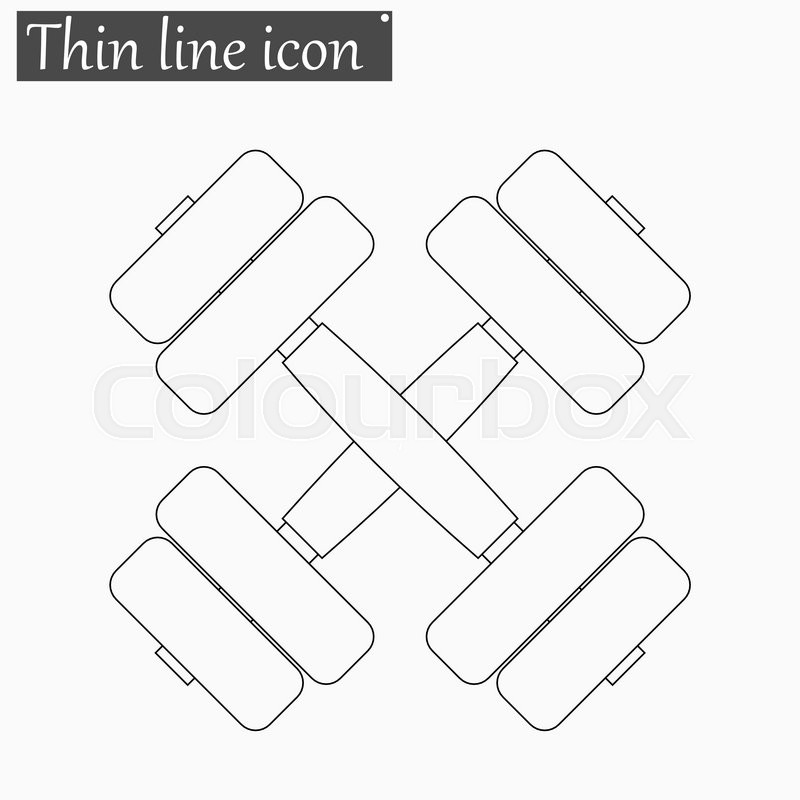 Heavy Dumbbell Icon Vector Style Black Stock Vector Colourbox 800x800 Heavy Dumbbell Icon Vector Style Black Stock Vector Colourbox