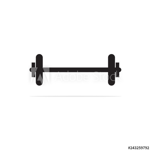 Dumbbell Icon Vector Concept Illustration For Design 500x500 Dumbbell Icon Vector Concept Illustration For Design