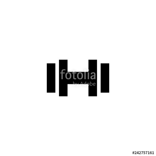 Dumbbell Icon Vector Dumbbell Vector Graphic Illustration Stock 500x500 Dumbbell Icon Vector Dumbbell Vector Graphic Illustration Stock