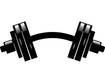 Dumbbell Silhouette Vector at Vectorified.com | Collection of Dumbbell ...