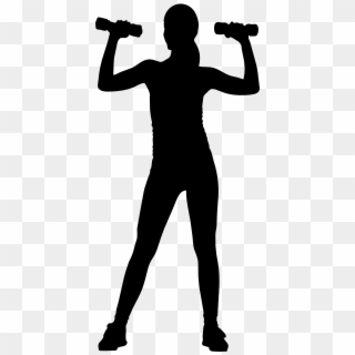 320x320 Free Dumbbell Silhouette Png Transparent Images
