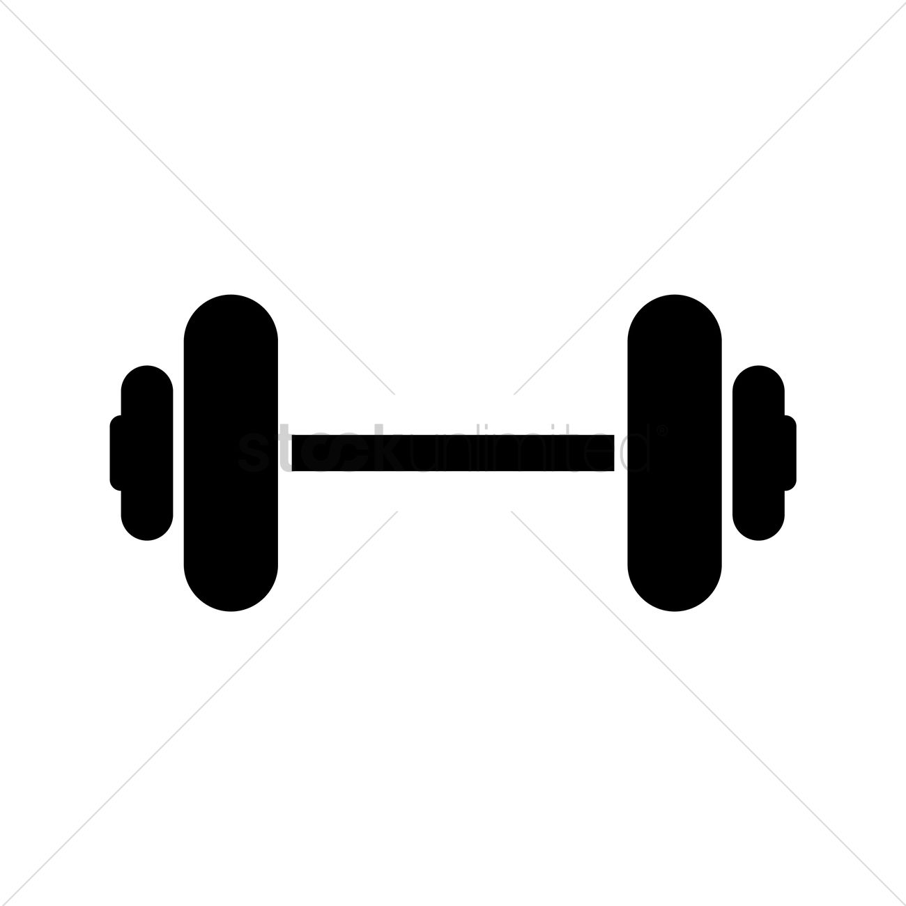 1300x1300 Dumbbell Vector Image