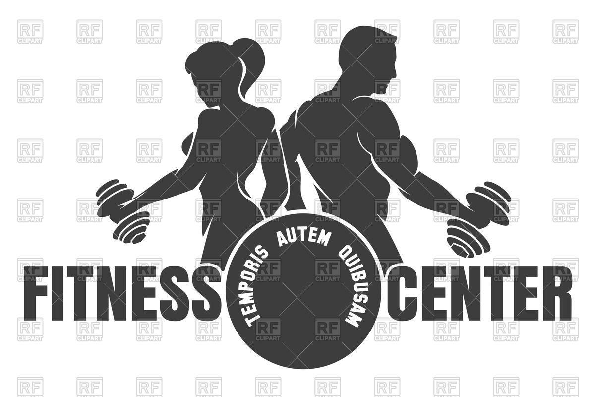 1200x800 Fitness Club Or Gym Emblem