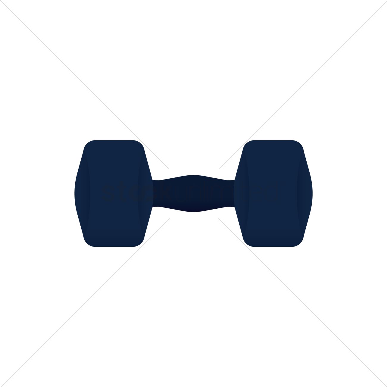 1300x1300 Small Dumbbell Vector Image