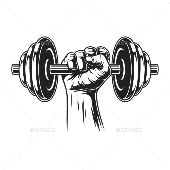 Dumbbell Vector at Vectorified.com | Collection of Dumbbell Vector free ...