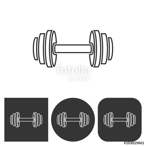 500x500 Dumbbell