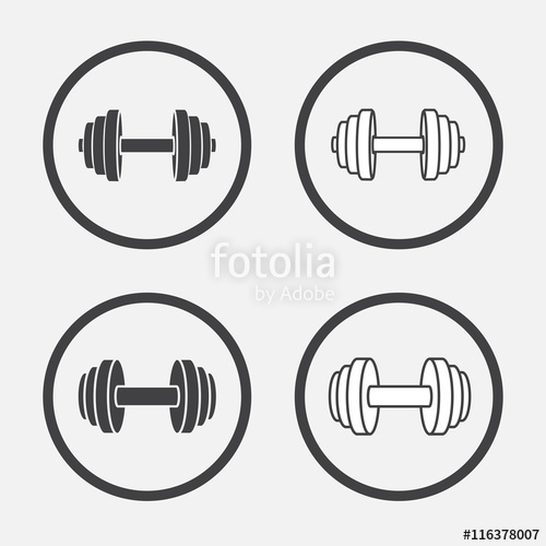 Dumbbell Vector Free at Vectorified.com | Collection of Dumbbell Vector ...