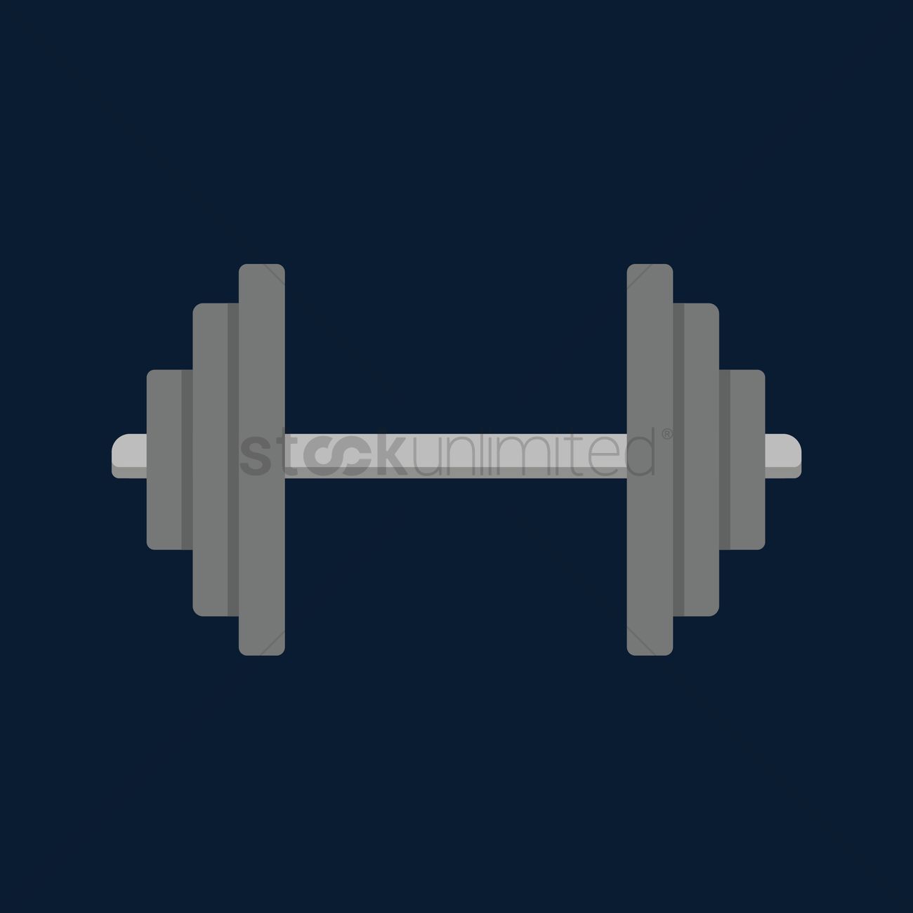 1300x1300 Free Dumbbell Vector Image