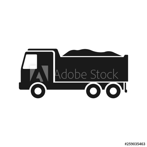 Download Dump Truck Silhouette Vector at Vectorified.com ...