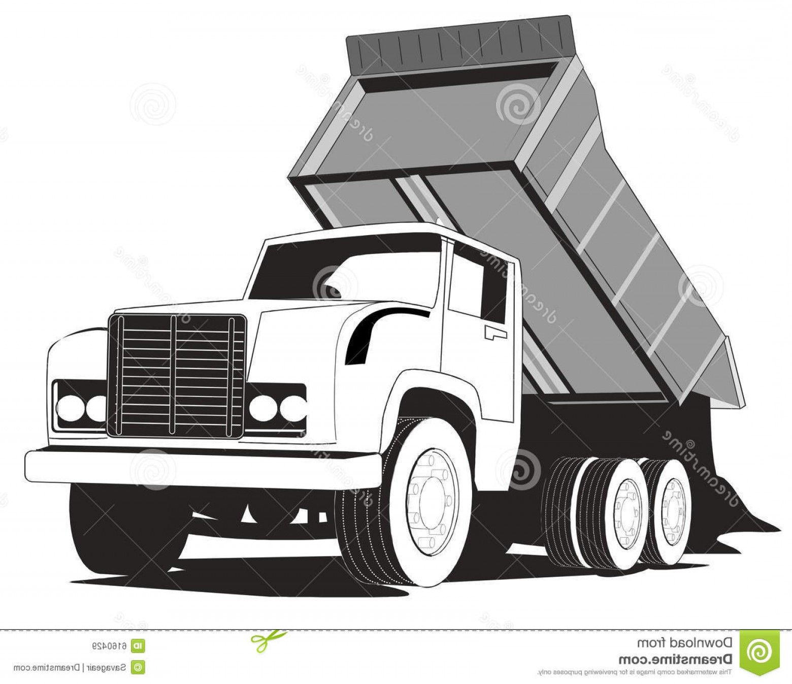 Download Dump Truck Silhouette Vector at Vectorified.com ...