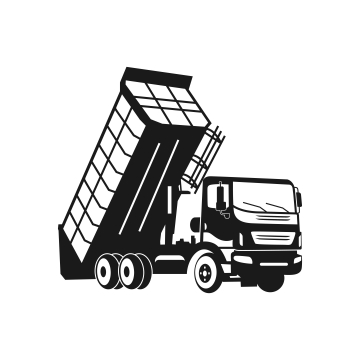 360x360 Dump Truck Png, Vector, And Clipart With Transparent