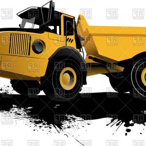 300x300 Heavy Construction Dump Truck Vector Clipart Catchsplace