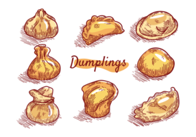 286x200 Dumplings Free Vector Art