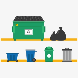 310x310 Green Dumpster Cliparts