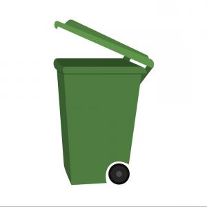 300x300 Trash Bin Full Of Garbage Vector Hoodamath