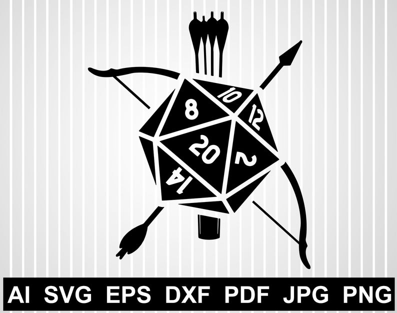 794x626 Geek Cuts For Cricut Rpg Vector Design Free Etsy