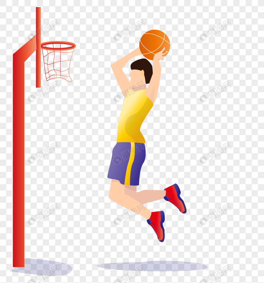 860x922 Flat Slam Dunk Vector Character Png Image Picture Free Download