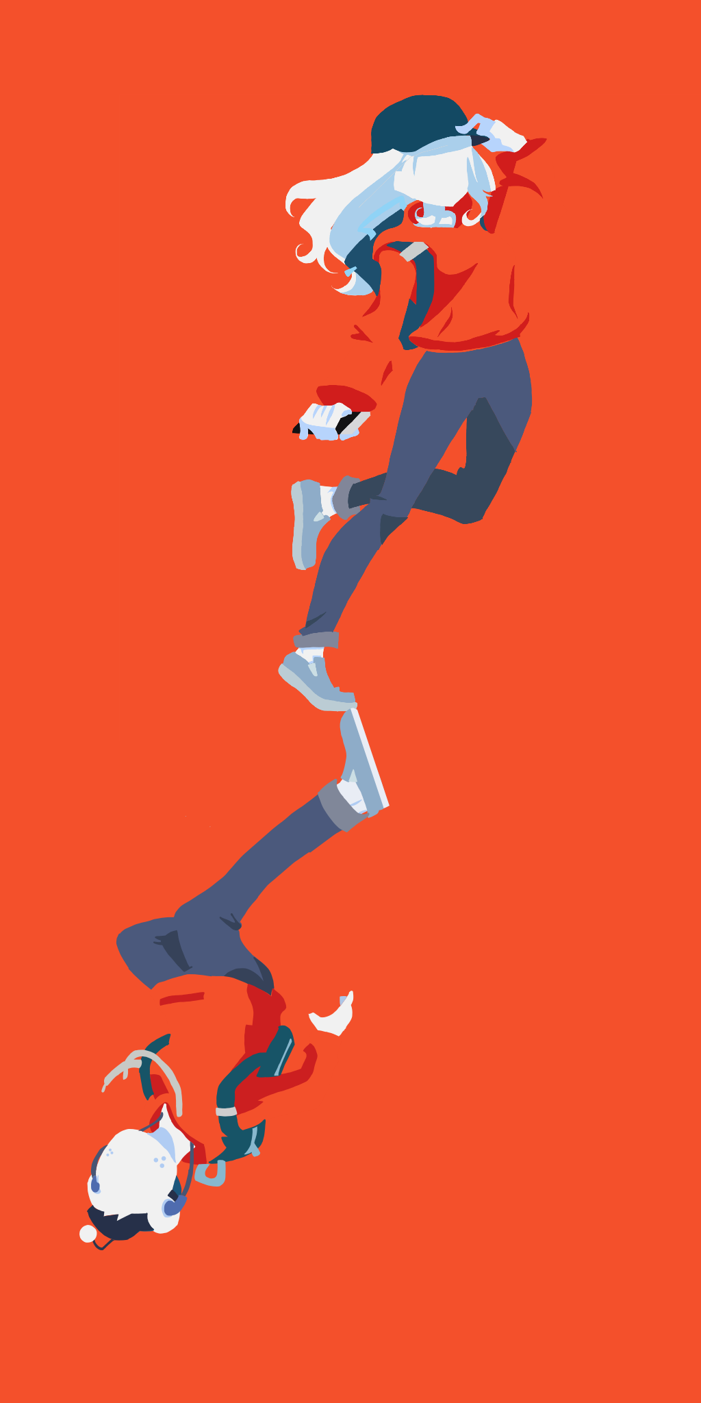 1024x2048 The Dynamic Duo, Vector Styled Teenagers