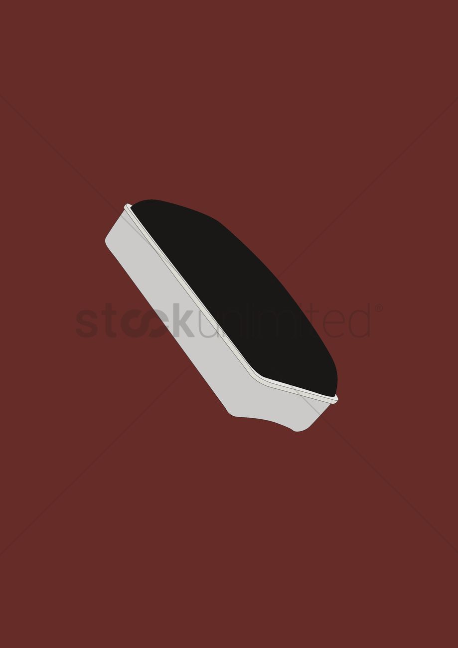 919x1300 Chalk Board Duster Vector Image