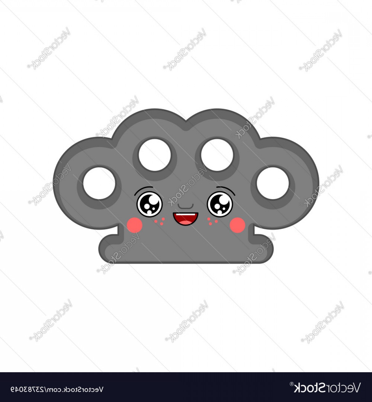 1200x1296 Kawaii Brass Knuckles Cute Cartoon Knuckle Duster Vector Catchsplace
