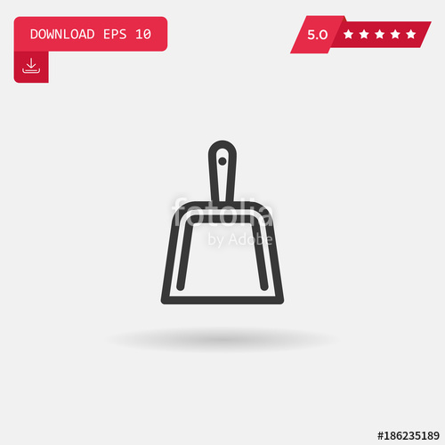 500x500 Duster Vector Icon Stock Image And Royalty Free Vector