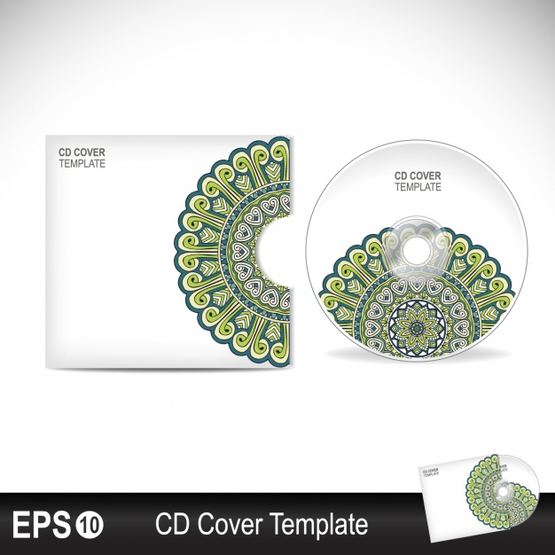 626x626 Cd Cover Design Vector Free Download