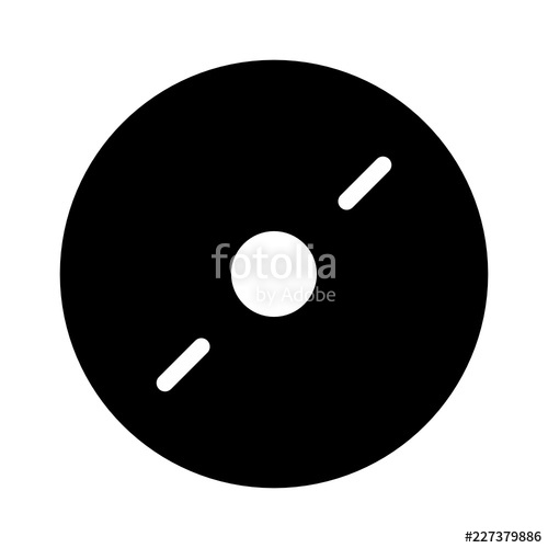 500x500 Installment Disc Installation Setup Cd Dvd Vector Icon Stock
