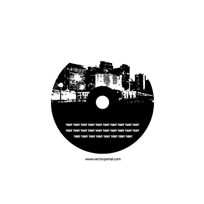 660x660 Vector Dvd Cd Label Template