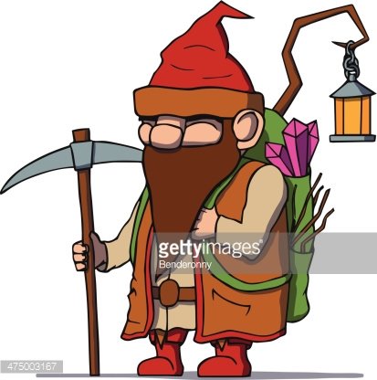 413x416 Cartoon Dwarf Vector Premium Clipart
