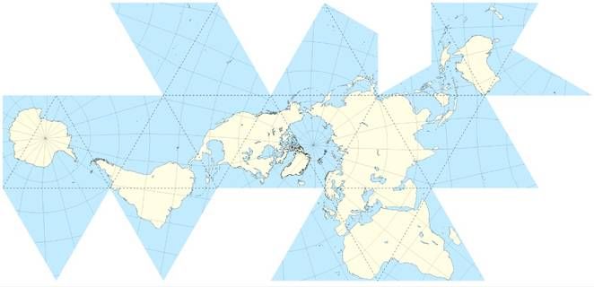 Buckminster Fuller's Dymaxion Map Updated For The Century 662x320 Buckminster Fuller's Dymaxion Map Updated For The Century