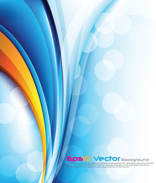 500x588 Dynamic Colored Backgrounds Vector Set Background Pattern