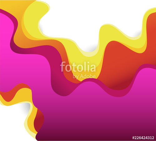 500x451 Modern Trend Layered Waves Background Vector Colorful Vibrant