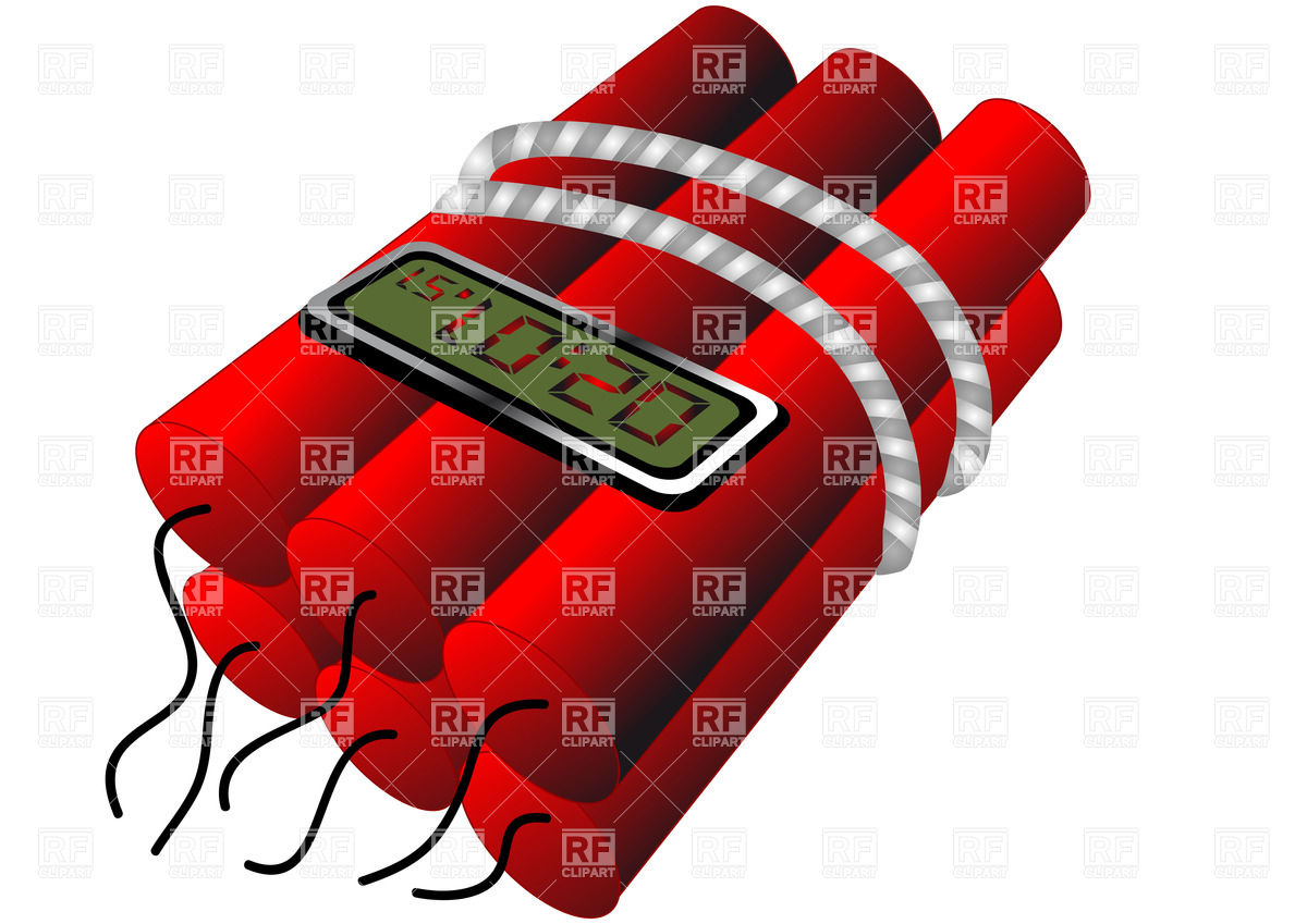 1200x849 Dynamite With Electronic Timer Vector Image Of Objects Arkela