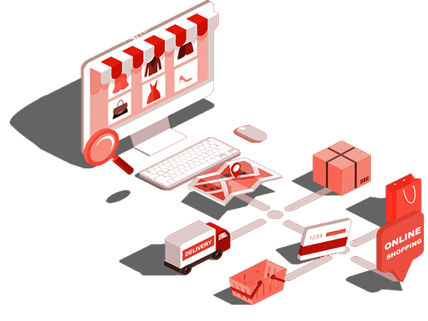 Stock Vector Flat D Web Isometric E Commerce Electronic Business 600x450 Stock Vector Flat D Web Isometric E Commerce Electronic Business